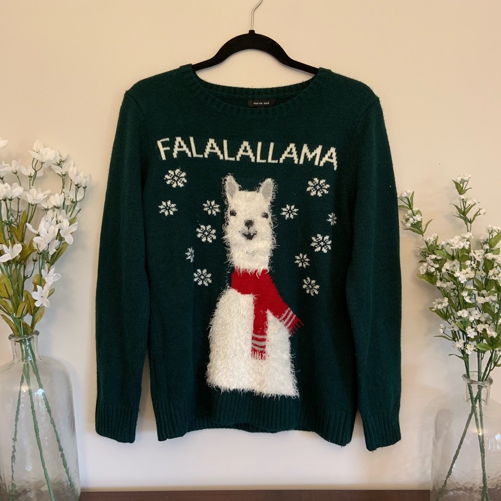 Christmas 'Ugly' Sweater - Llama